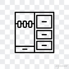 Closet Vector Icon Isolated On