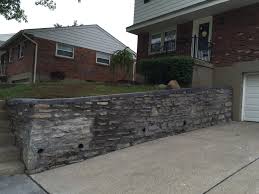 Paint Over Stone Retaining Wall In