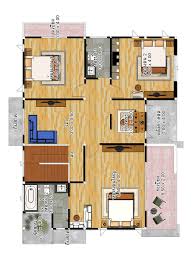 Design Idea 13 5x10 With 3 Bedrooms