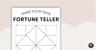 Paper Fortune Teller Template