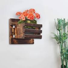 Wooden Hanging Planter For Indoor