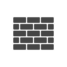Flatstyle Isolated Wall Brick Icon On