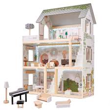 Lulilo Floro Boho Led Wooden Dollhouse