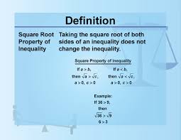 Definition Inequality Concepts Square