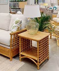 Mackinac Rattan End Table From Capris