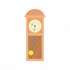 Antique Cartoon Clock Grandfather