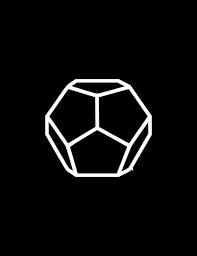Dodecahedron Decal Sacred Geometry