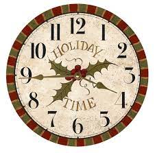 Holiday Wall Clock Clock