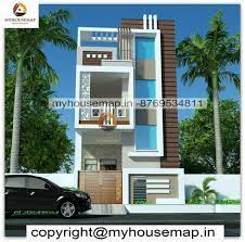 Front Duplex House Elevation Design