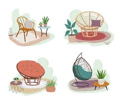 Set Of Garden Rattan Furniture Garden