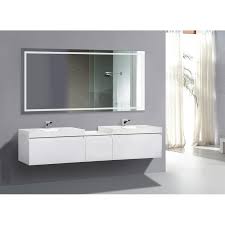 Krugg Icon 72 X 36 Led Bathroom Mirror With Dimmer Defogger Large Lighted Vanity Mirror Icon7236