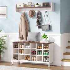 Shoe Cubby And Coat Rack