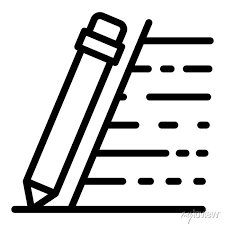 Writing Pen Icon Outline Writing Pen