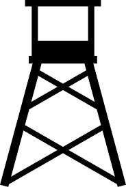 Watchtower Icon Vector Ilration