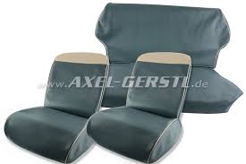 Seat Covers Light Blue Artificial