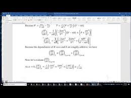 Joule Thomson Coefficient For A Vdw Gas