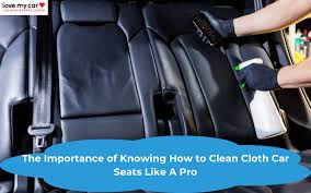 To Clean Cloth Car Seats