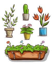 Premium Vector Cartoon Green Plant