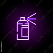 Spray Paint Neon Icon Elements Of