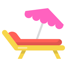 Deck Chair Free Holidays Icons