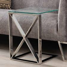 55cm Stainless Sofa Table Side Table