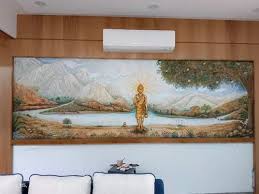 Fiber Nilkanth Varni Wall Art Home