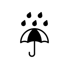 Umbrella Icon Fragile Box And Keep