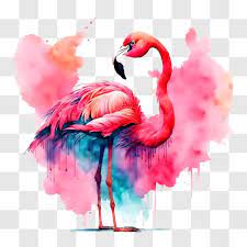 Beautiful Pink Flamingo Png