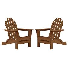 Durogreen Recycled Plastic The Adirondack Chair Brown