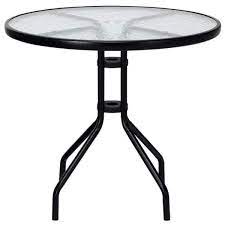 Patio Metal Round Outdoor Dining Table