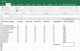 Numbers Using Formulas In Ms Excel