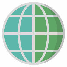 Circle Global Globe Map Round