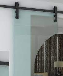 Side Mount Glass Barn Door Hardware