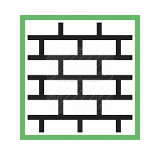 Wall Line Green Black Icon Iconbunny