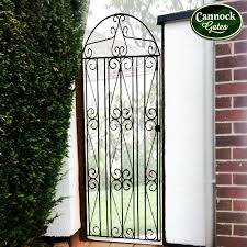 Buckingham Arch Top Metal Garden Side