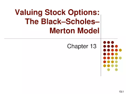 Ppt Valuing Stock Options The Black