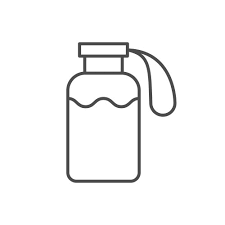 Water Bottle Outline Vector Images