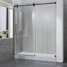 Sliding Frameless Shower Door Enclosure