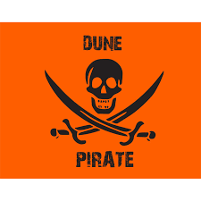 Pirate Orange Flag