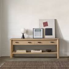 Hargrove 60 Behind The Sofa Console Dune West Elm