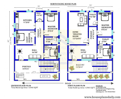 26x40 North Face Vastu Home Plan