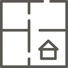 Apartment House Plan Vector Icon