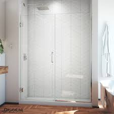 Unidoor Plus 53 60 1 2 Hinged Shower