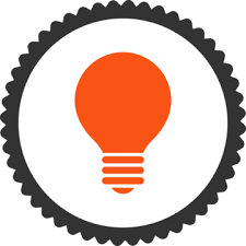 Orange Light Bulb Icon Png Images