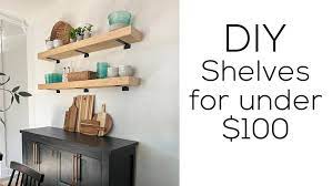 Diy Floating Shelves For The Dining