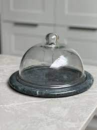 John Lewis Marble Glass Cheese Dome