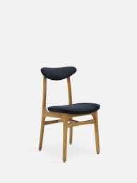 190 Chair Boucle Indigo Natural Wood