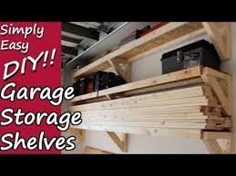 Diy Garage Shelves With Build Plans