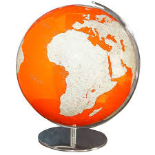 Columbus Globe Artline Orange 34cm