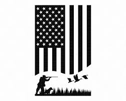 American Flag Hunting Svg Us Flag